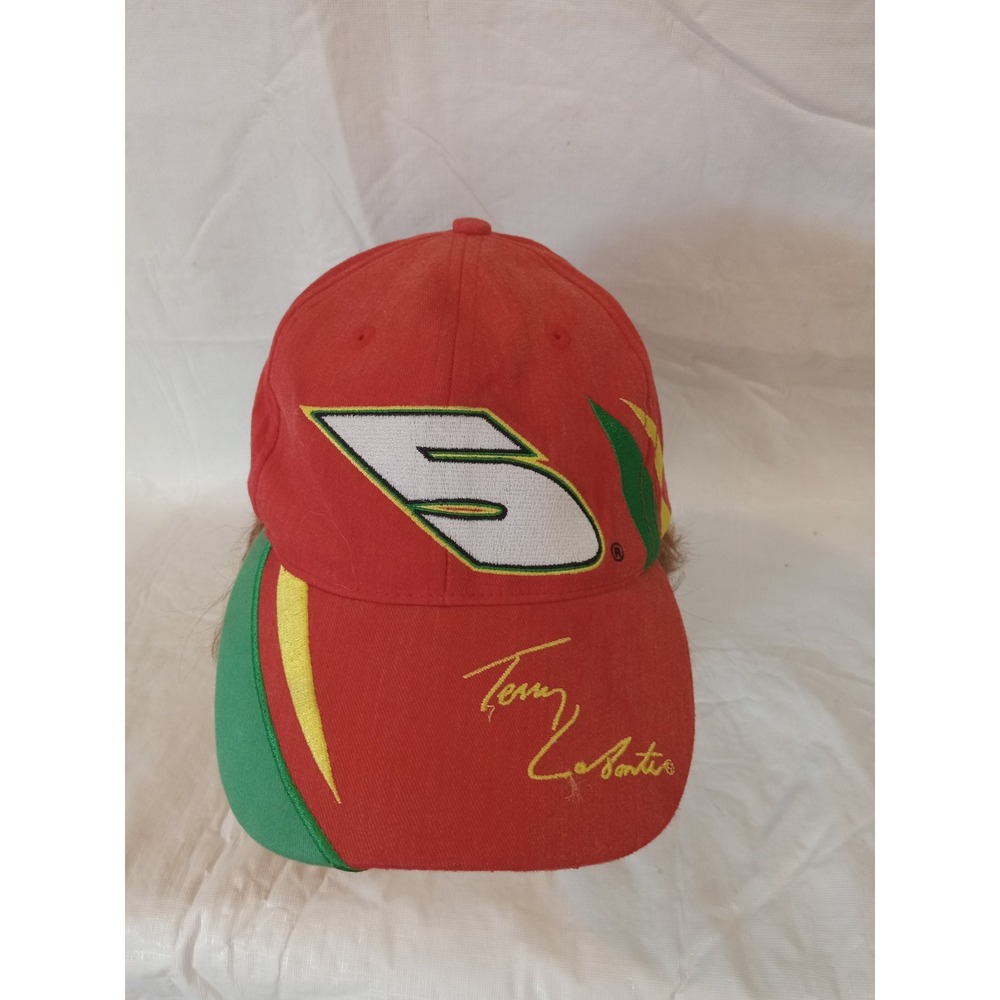 Vintage NASCAR Terry Labonte Hendrick Motorsports #5 Red Snapback Hat Hat